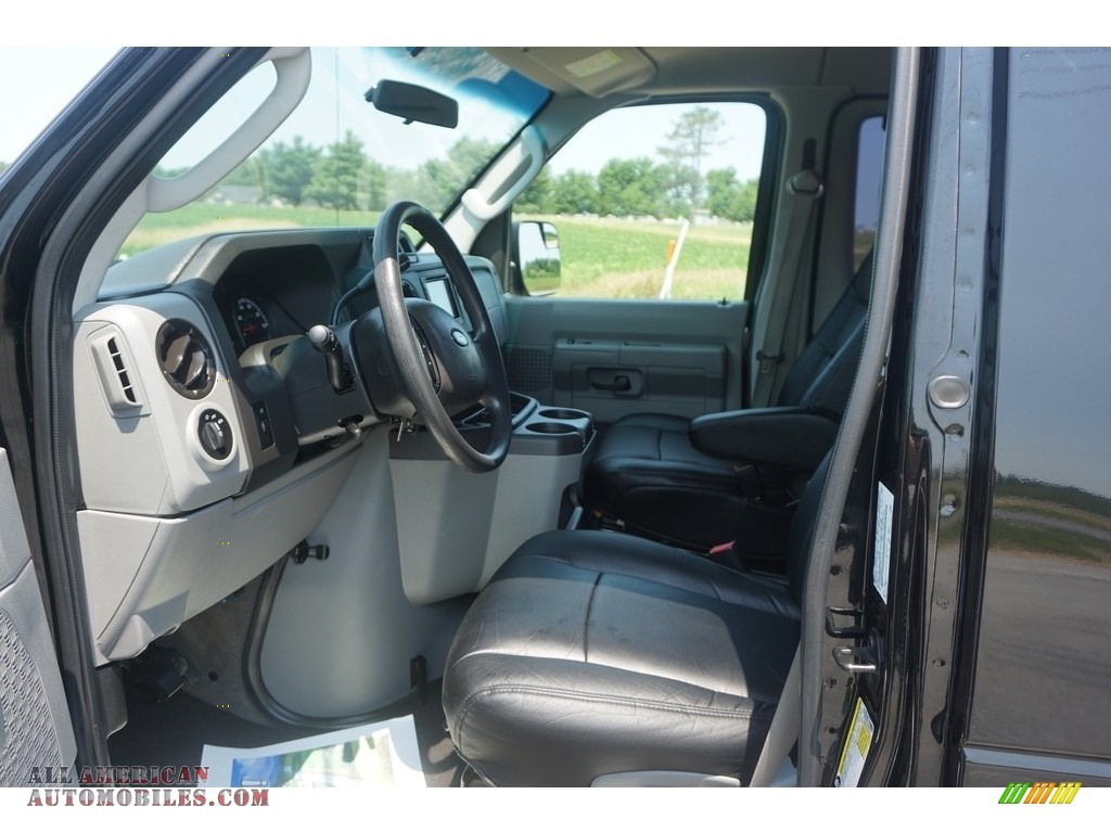 2014 E-Series Van E350 XLT Extended 15 Passenger Van - Black / Medium Flint photo #34