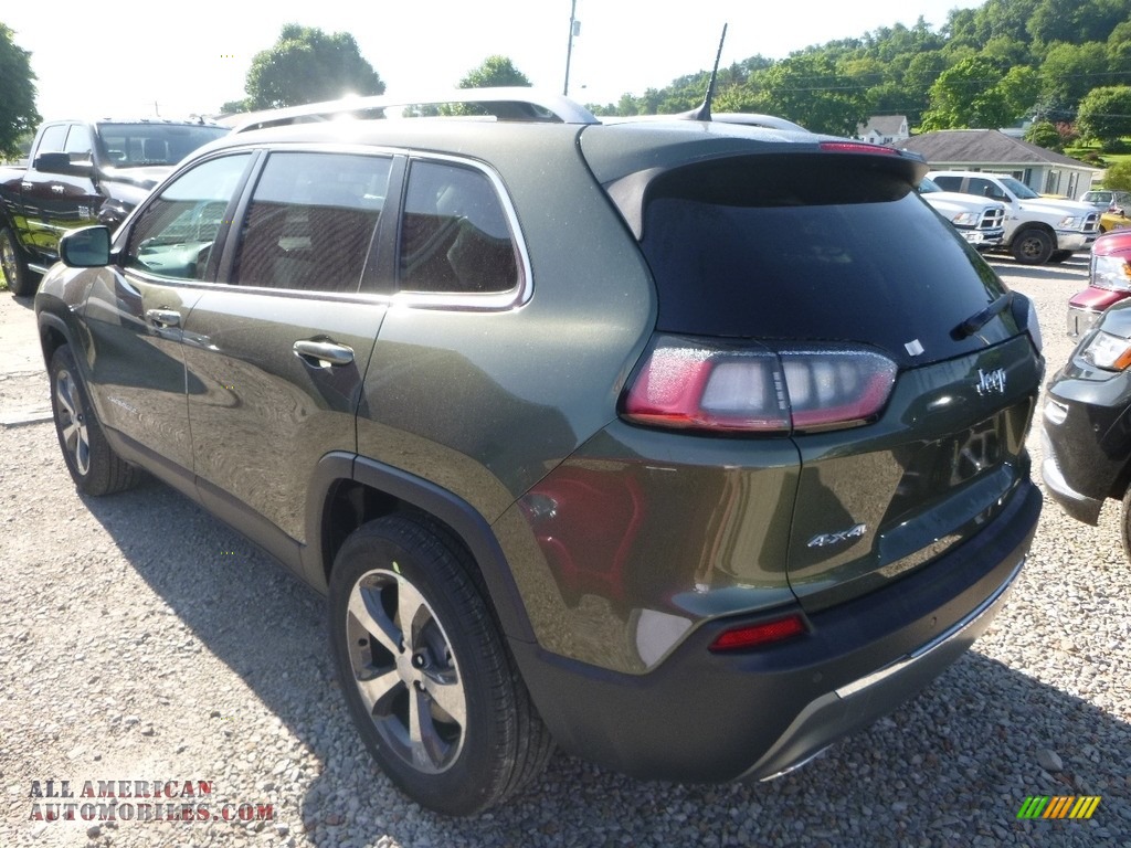 2019 Cherokee Limited 4x4 - Olive Green Pearl / Black/Ski Grey photo #3