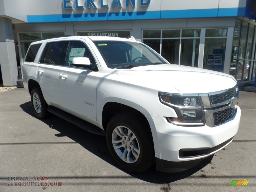 2018 Tahoe LS 4WD - Summit White / Jet Black photo #1