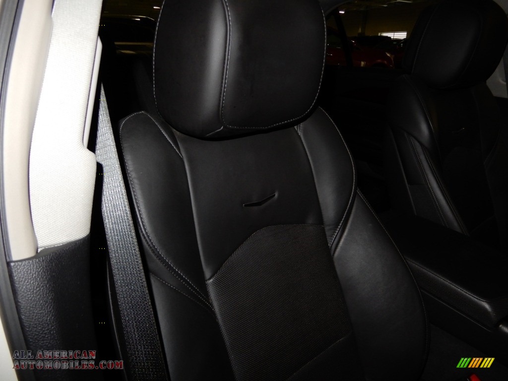 2014 CTS Luxury Sedan AWD - White Diamond Tricoat / Jet Black/Jet Black photo #19