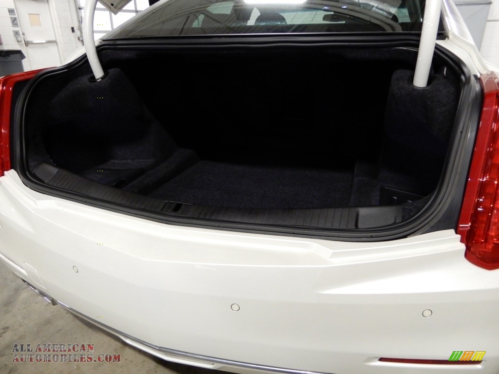 2014 CTS Luxury Sedan AWD - White Diamond Tricoat / Jet Black/Jet Black photo #22