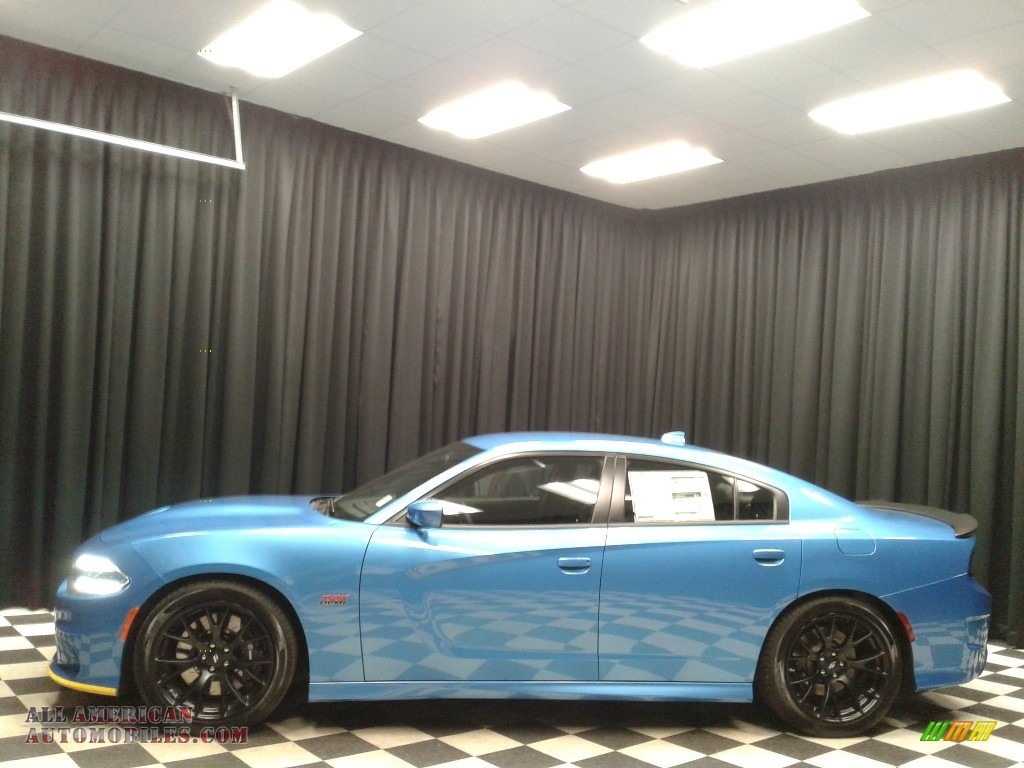 B5 Blue Pearl / Black Dodge Charger R/T Scat Pack