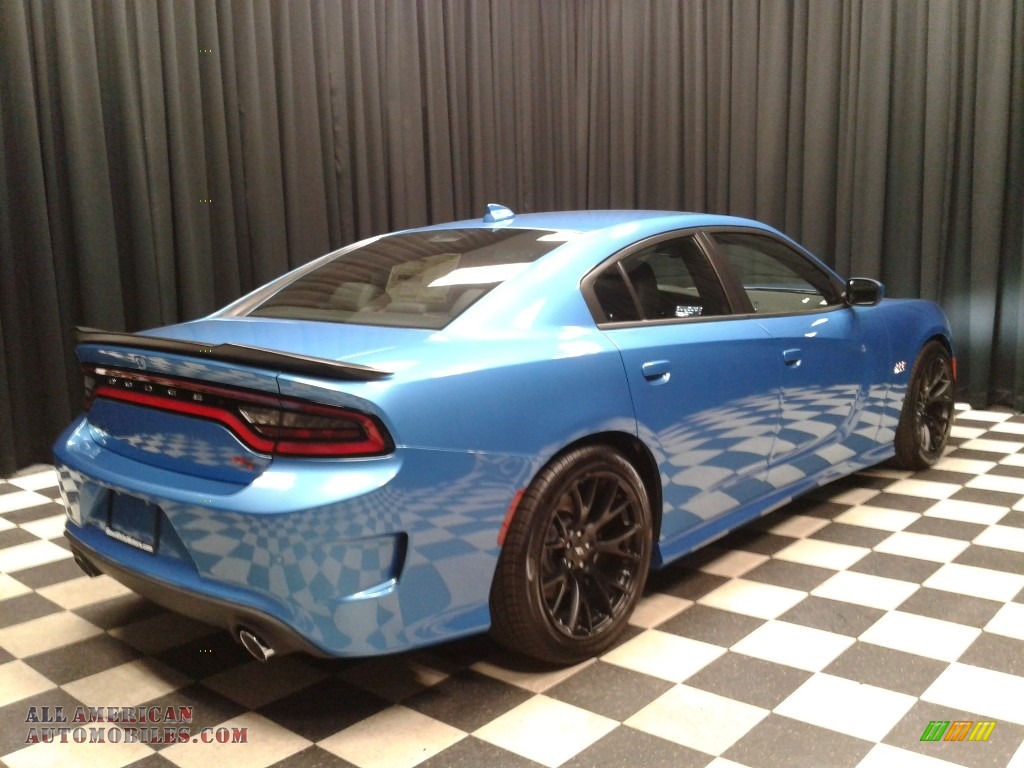 2018 Charger R/T Scat Pack - B5 Blue Pearl / Black photo #6