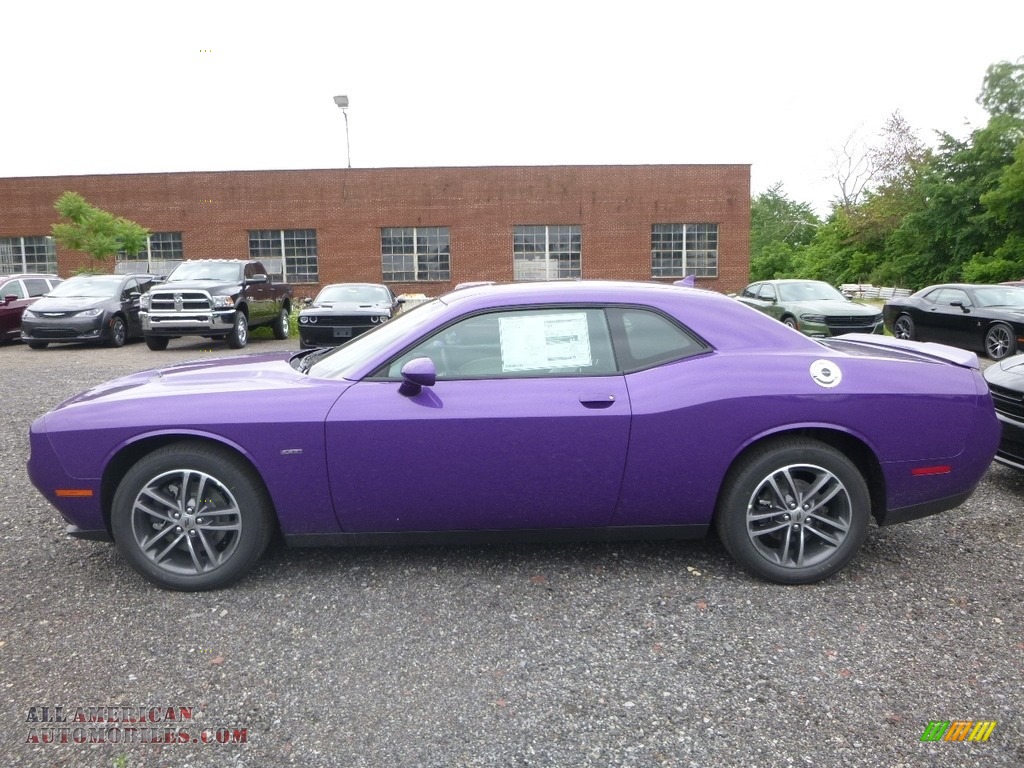 2018 Challenger GT AWD - Plum Crazy Pearl / Black/Pearl photo #2