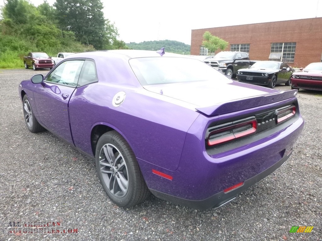 2018 Challenger GT AWD - Plum Crazy Pearl / Black/Pearl photo #3
