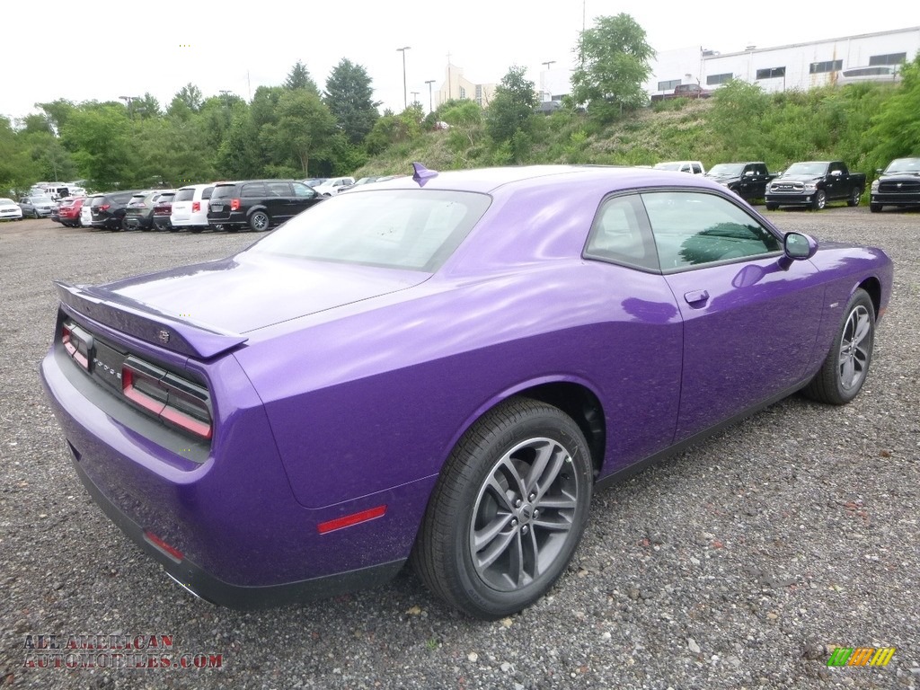 2018 Challenger GT AWD - Plum Crazy Pearl / Black/Pearl photo #5