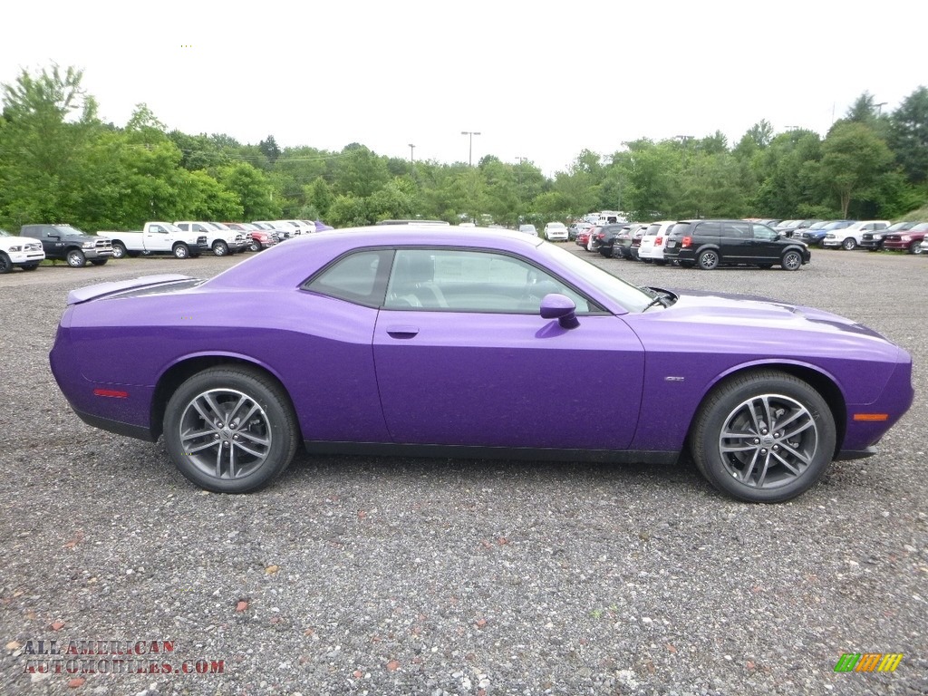 2018 Challenger GT AWD - Plum Crazy Pearl / Black/Pearl photo #6