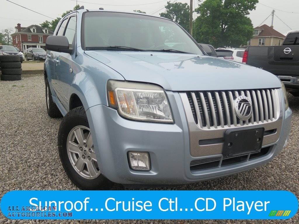 Light Ice Blue Metallic / Black Mercury Mariner V6 4WD