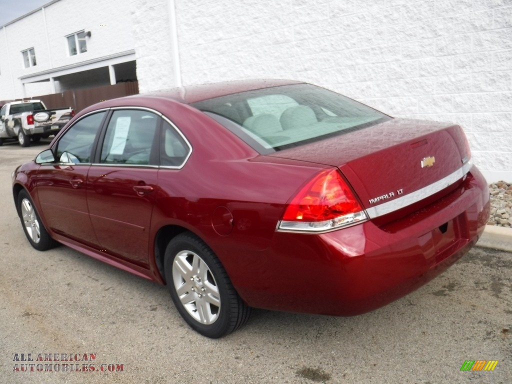 2011 Impala LT - Red Jewel Tintcoat / Gray photo #8