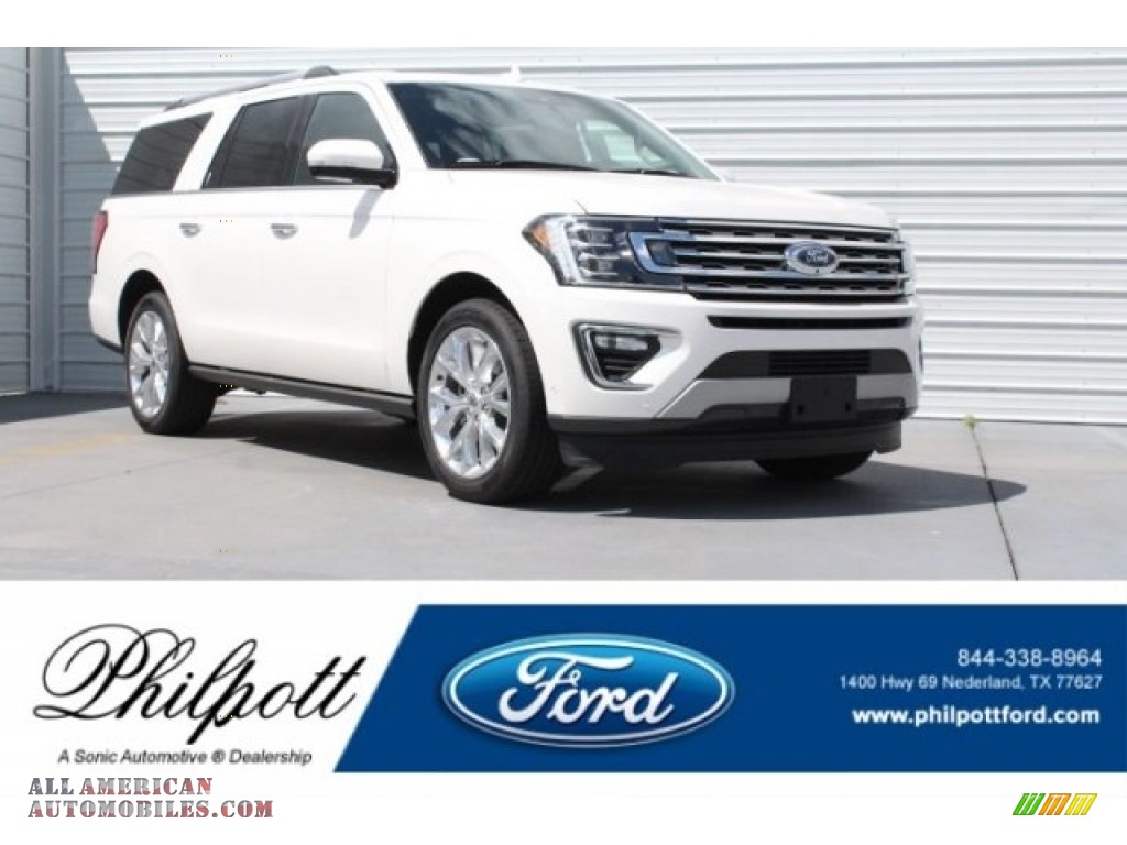 White Platinum / Ebony Ford Expedition Limited Max