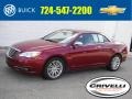 Chrysler 200 Limited Convertible Deep Cherry Red Crystal Pearl Coat photo #2