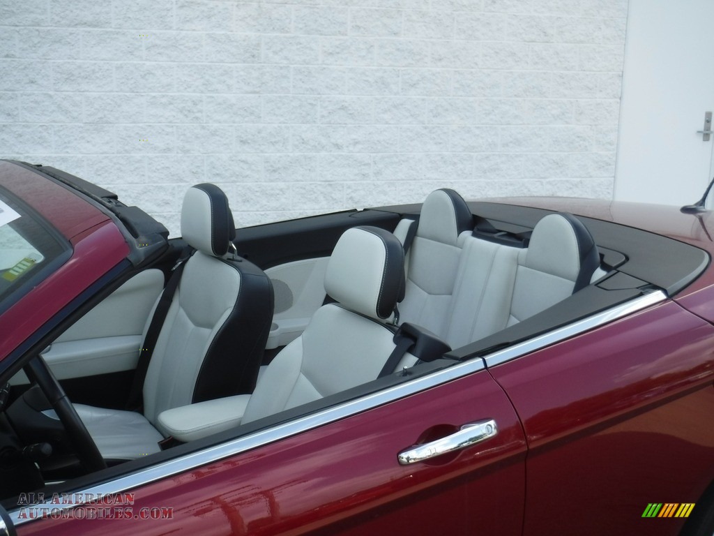 2012 200 Limited Convertible - Deep Cherry Red Crystal Pearl Coat / Black/Light Frost photo #4