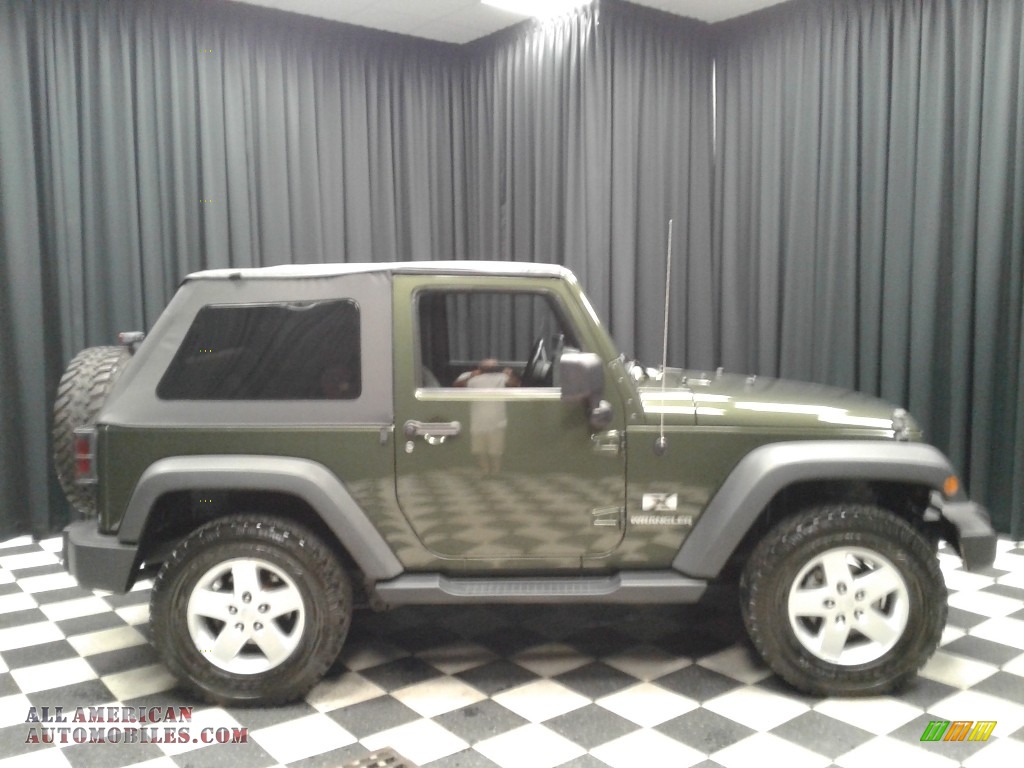 2008 Wrangler X 4x4 - Jeep Green Metallic / Dark Slate Gray/Medium Slate Gray photo #5
