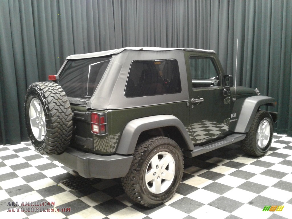 2008 Wrangler X 4x4 - Jeep Green Metallic / Dark Slate Gray/Medium Slate Gray photo #6