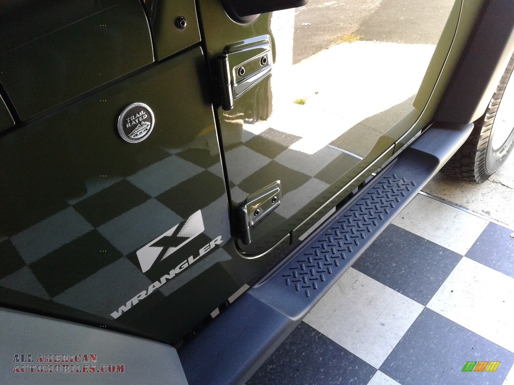 2008 Wrangler X 4x4 - Jeep Green Metallic / Dark Slate Gray/Medium Slate Gray photo #22