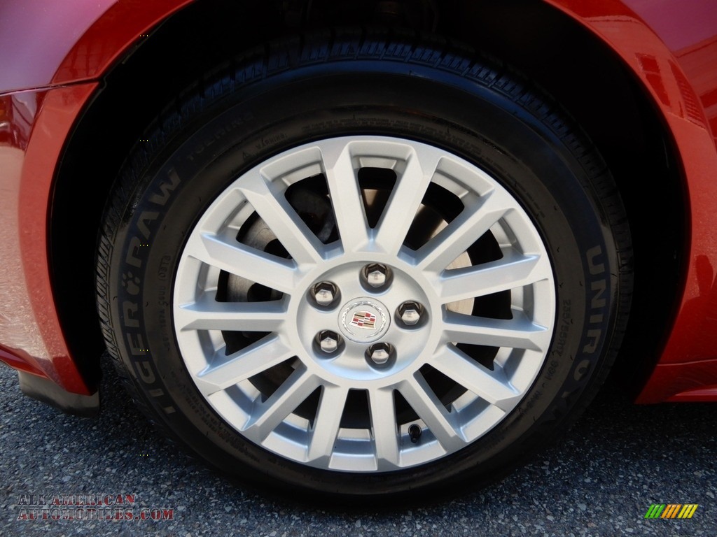 2012 CTS 4 3.0 AWD Sedan - Crystal Red Tintcoat / Light Titanium/Ebony photo #9