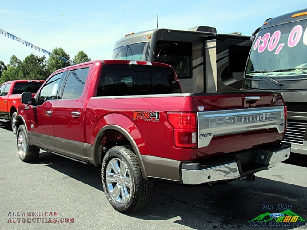 2018 F150 King Ranch SuperCrew 4x4 - Ruby Red / King Ranch Kingsville photo #3