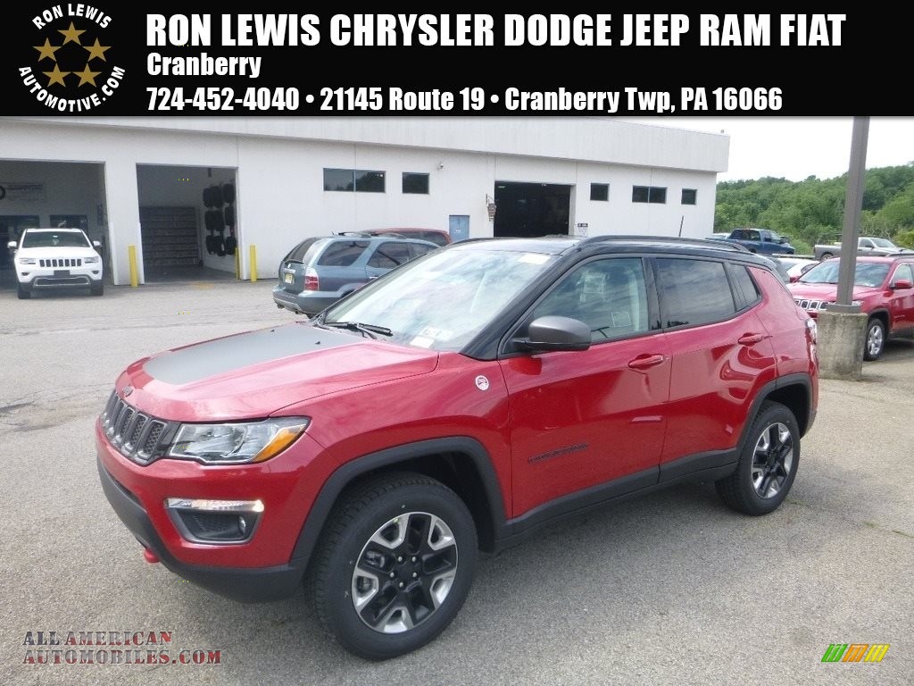 Redline Pearl / Black/Ruby Red Jeep Compass Trailhawk 4x4