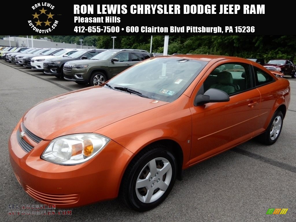 Sunburst Orange Metallic / Gray Chevrolet Cobalt LS Coupe