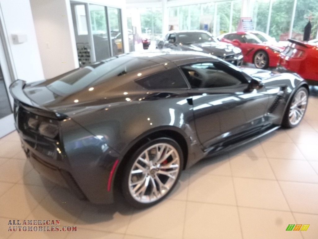 2019 Corvette Z06 Coupe - Shadow Gray Metallic / Black photo #5