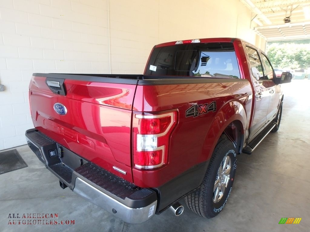 2018 F150 XLT SuperCrew 4x4 - Ruby Red / Earth Gray photo #2
