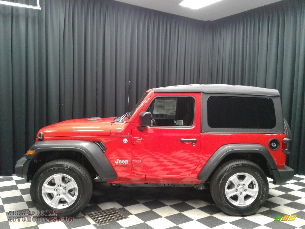 Firecracker Red / Black/Heritage Tan Jeep Wrangler Sport 4x4