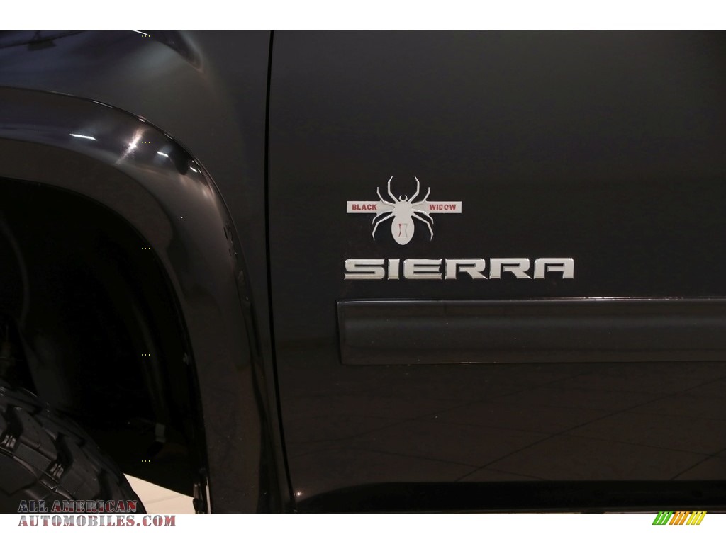 2013 Sierra 1500 SLE Crew Cab 4x4 - Onyx Black / Ebony photo #4