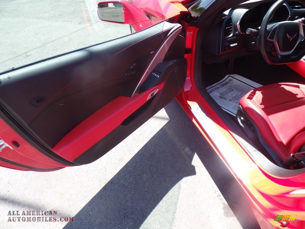 2017 Corvette Stingray Coupe - Torch Red / Adrenaline Red photo #18
