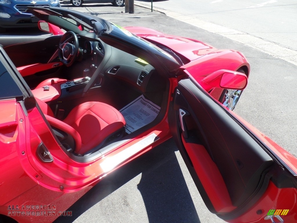 2017 Corvette Stingray Coupe - Torch Red / Adrenaline Red photo #41
