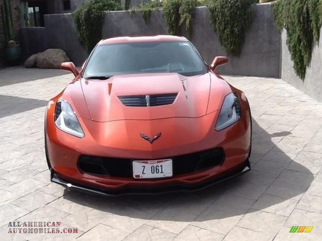 2015 Corvette Z06 Coupe - Daytona Sunrise Orange Metallic / Jet Black photo #10