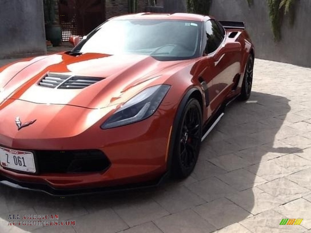 2015 Corvette Z06 Coupe - Daytona Sunrise Orange Metallic / Jet Black photo #11