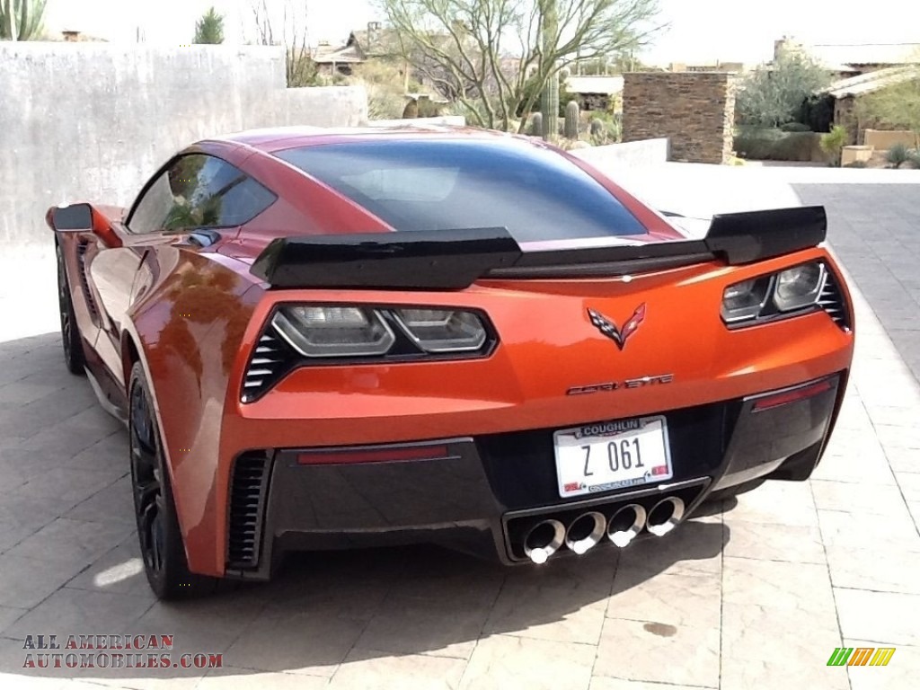 2015 Corvette Z06 Coupe - Daytona Sunrise Orange Metallic / Jet Black photo #13