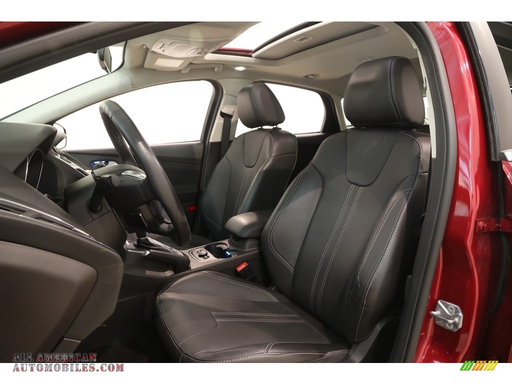 2014 Focus Titanium Hatchback - Ruby Red / Charcoal Black photo #5