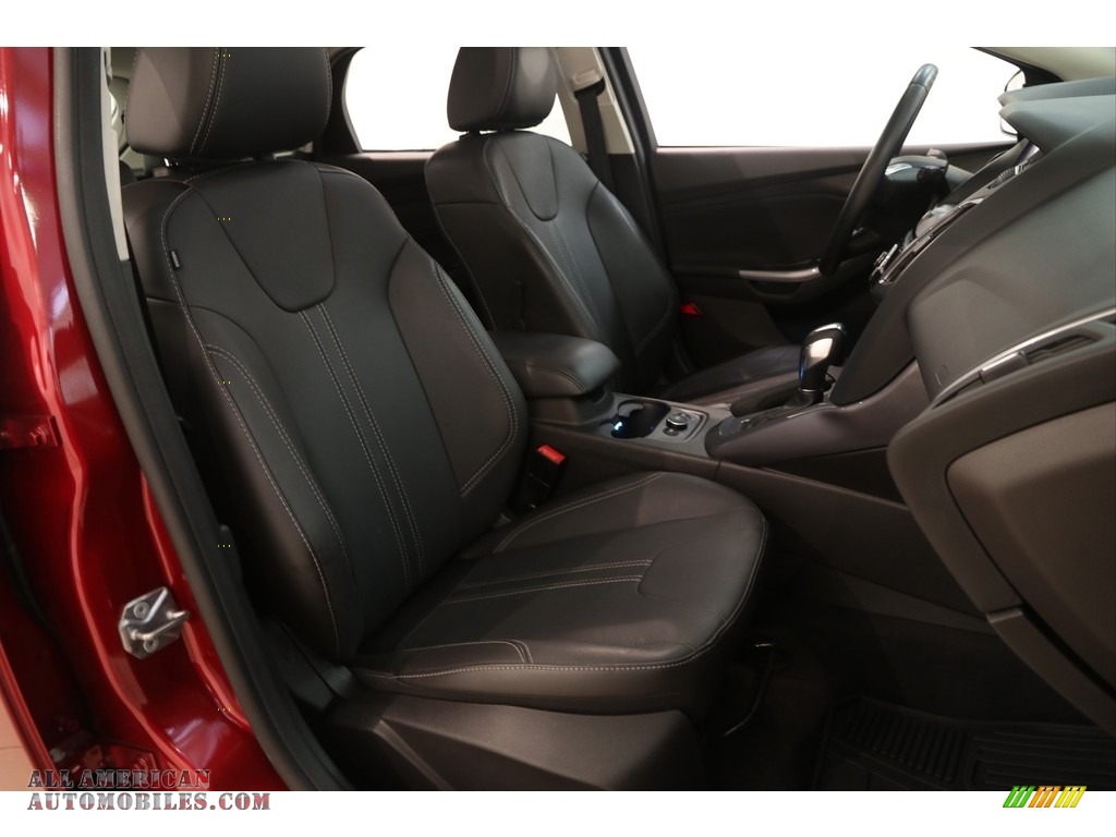 2014 Focus Titanium Hatchback - Ruby Red / Charcoal Black photo #14