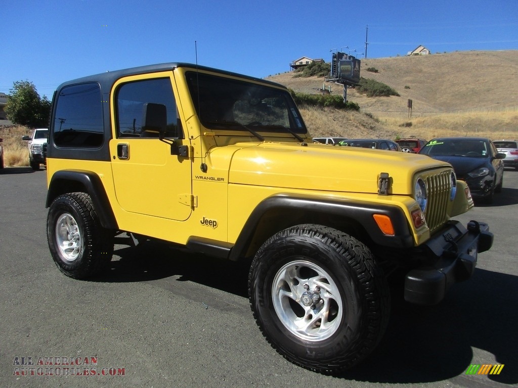 Solar Yellow / Agate Jeep Wrangler SE 4x4