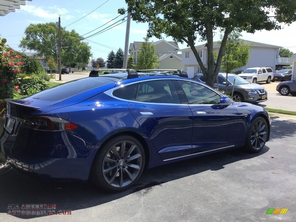 2016 Model S 60 - Deep Blue Metallic / Tan photo #11