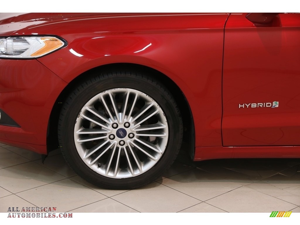 2014 Fusion Hybrid SE - Ruby Red / Dune photo #21