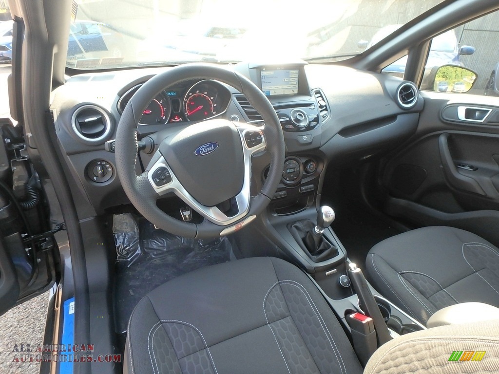 2018 Fiesta ST Hatchback - Magnetic / Charcoal Black photo #14