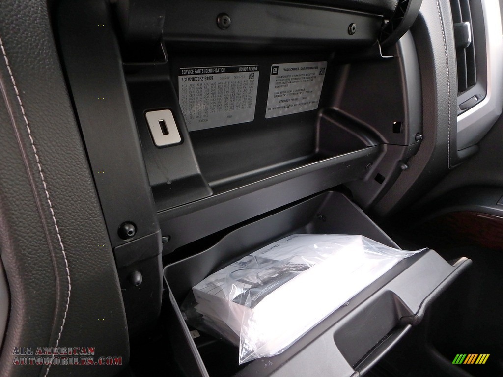 2015 Sierra 1500 SLE Double Cab 4x4 - Quicksilver Metallic / Jet Black photo #30