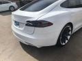 Tesla Model S P85D Performance Pearl White photo #8