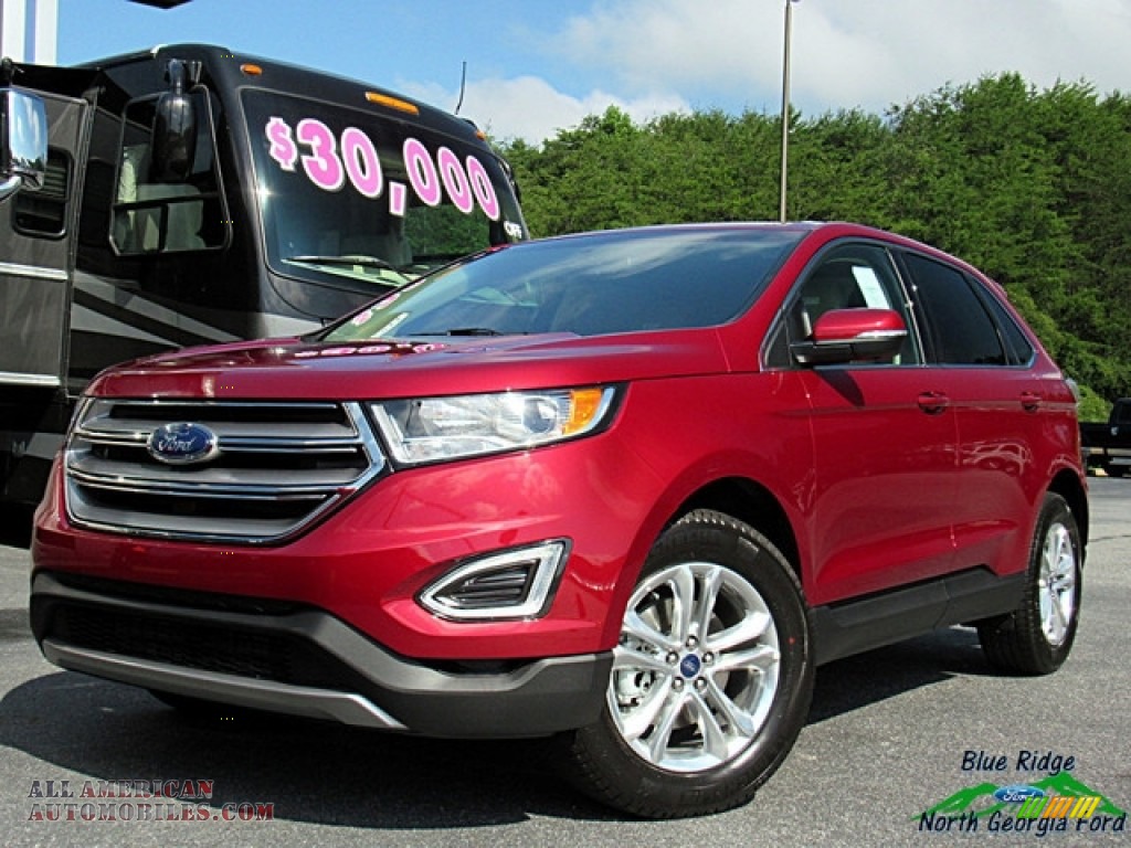 Ruby Red / Dune Ford Edge SEL