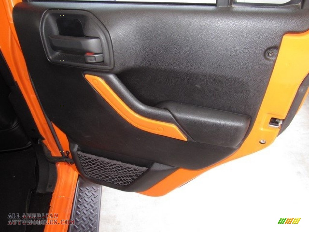 2012 Wrangler Unlimited Sport 4x4 - Crush Orange / Black photo #21