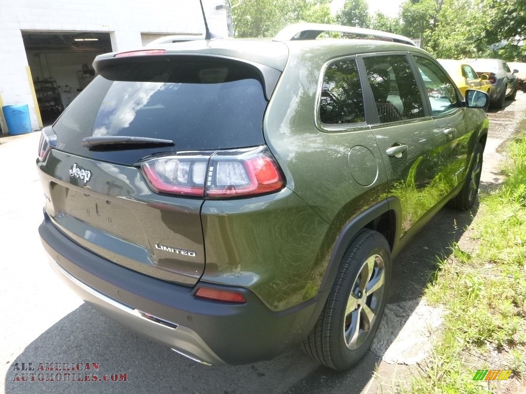 2019 Cherokee Limited 4x4 - Olive Green Pearl / Black/Ski Grey photo #5