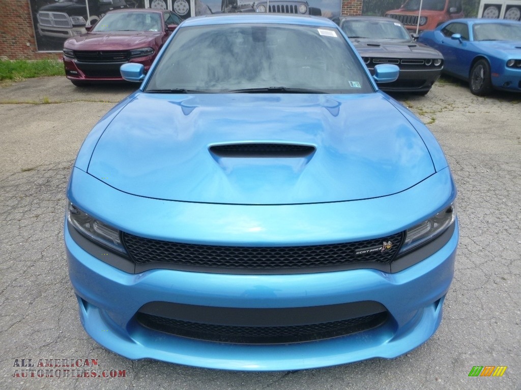 2018 Charger R/T Scat Pack - B5 Blue Pearl / Black photo #8