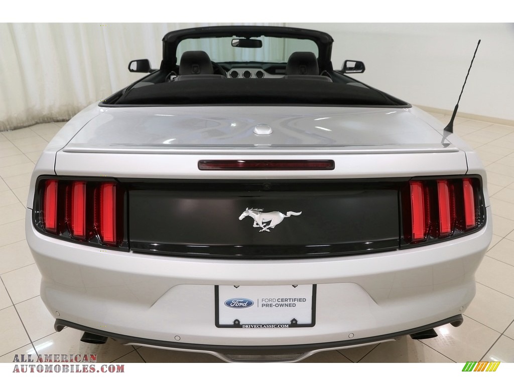2017 Mustang EcoBoost Premium Convertible - Ingot Silver / Ebony photo #30