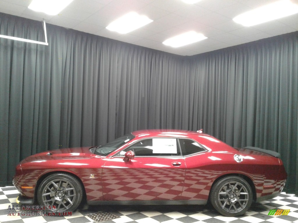 Octane Red Pearl / Black Dodge Challenger R/T Scat Pack