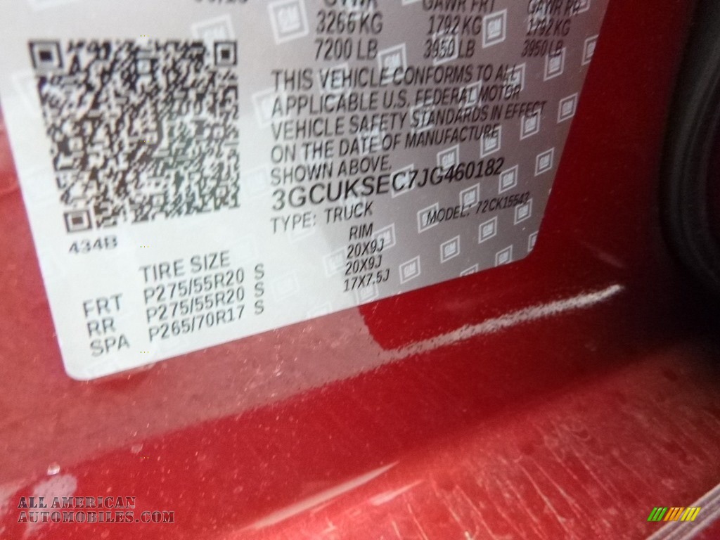 2018 Silverado 1500 LTZ Crew Cab 4x4 - Cajun Red Tintcoat / Jet Black photo #17