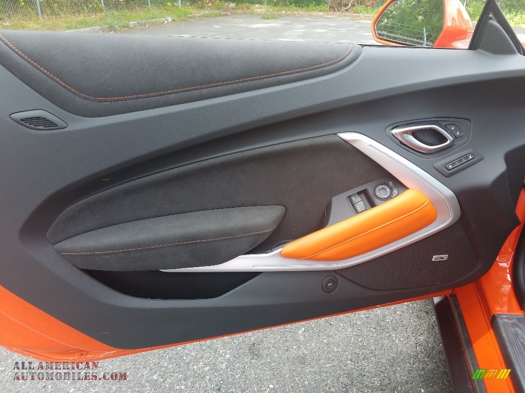 2018 Camaro LT Coupe Hot Wheels Package - Crush (Orange) / Jet Black/Orange Accents photo #6