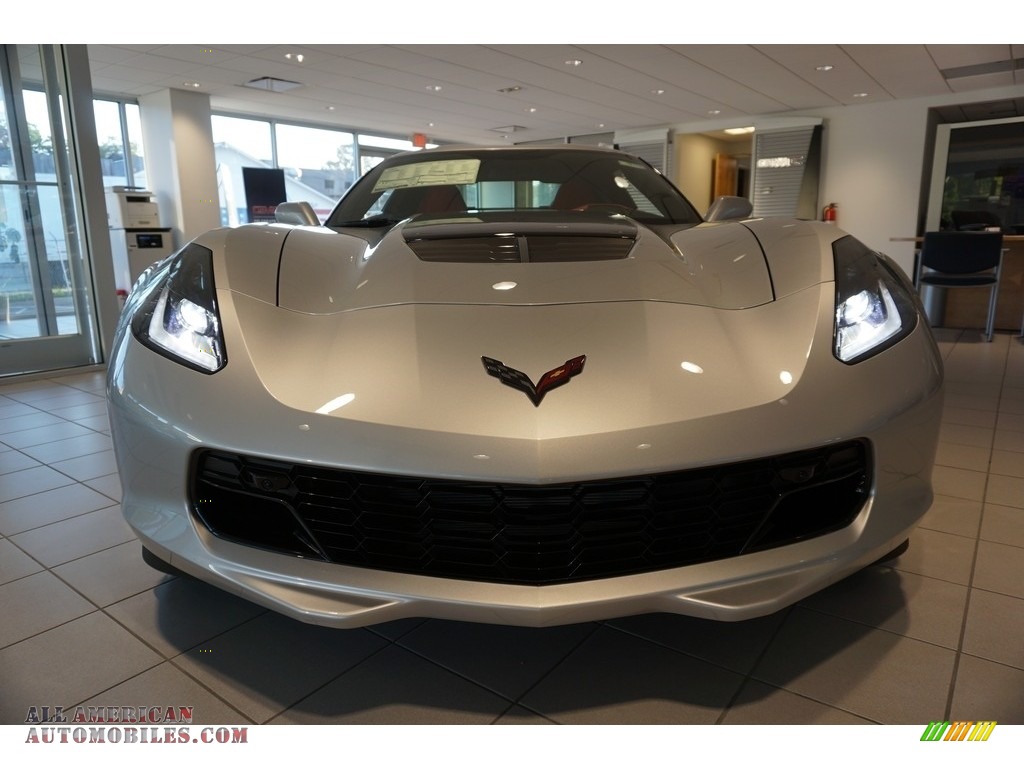 2019 Corvette Z06 Coupe - Blade Silver Metallic / Adrenaline Red photo #2