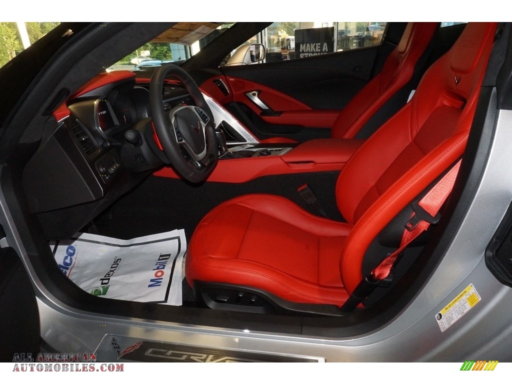 2019 Corvette Z06 Coupe - Blade Silver Metallic / Adrenaline Red photo #4